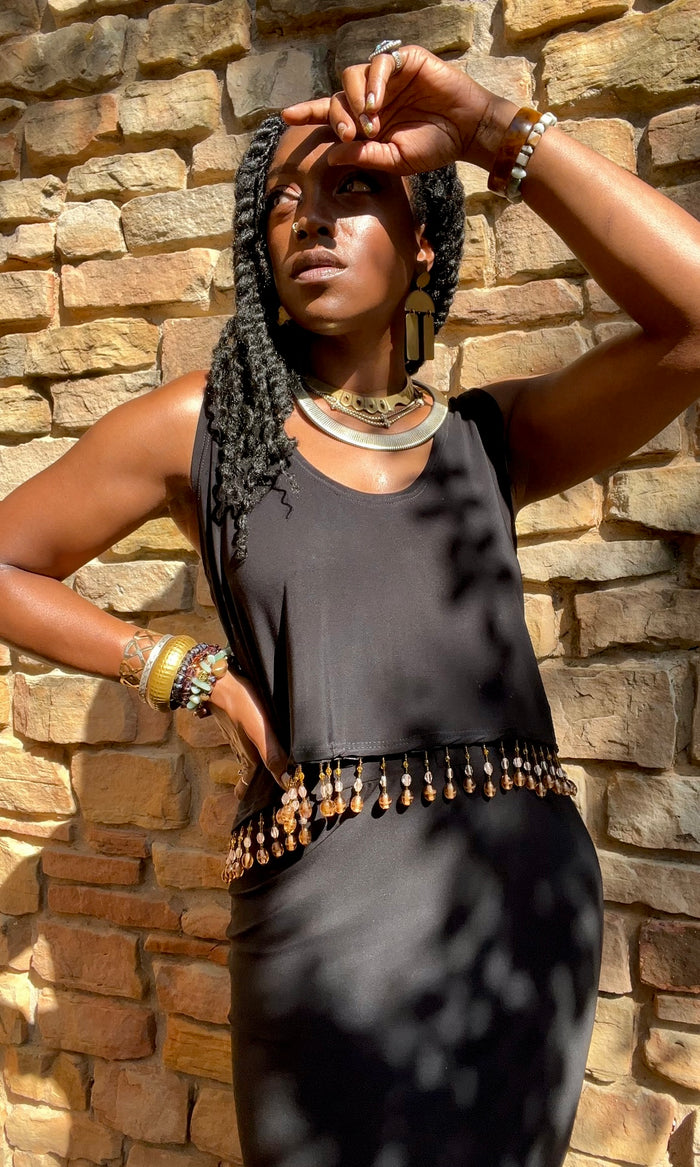 Tiyah Beaded Top