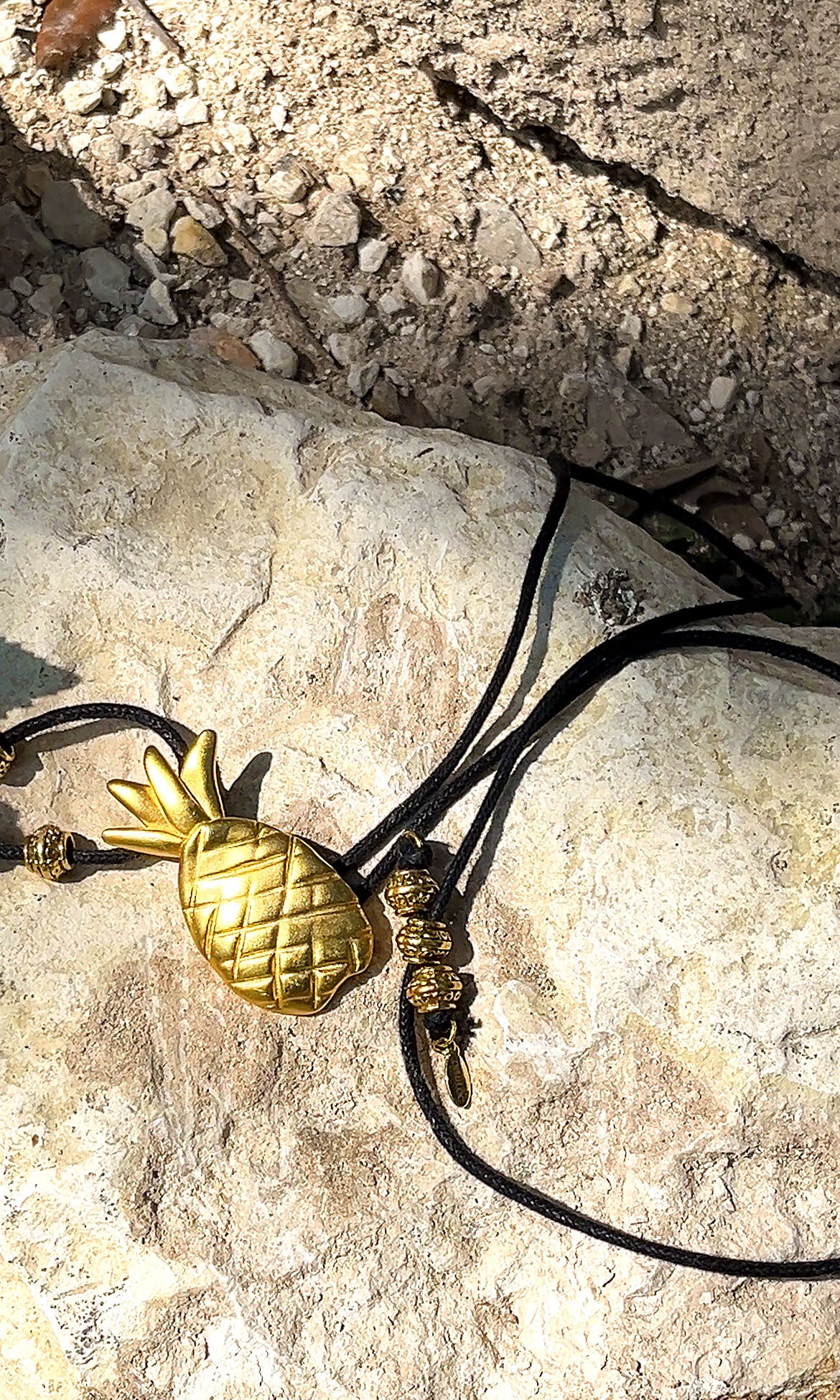 Reversible Pineapple Cowboy Necklace