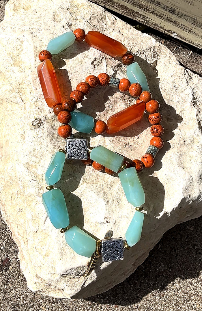 Laguna Stacked Bracelets
