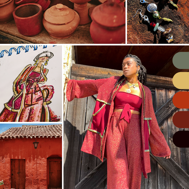 MOOD BOARD:  SIENNA NOIRE