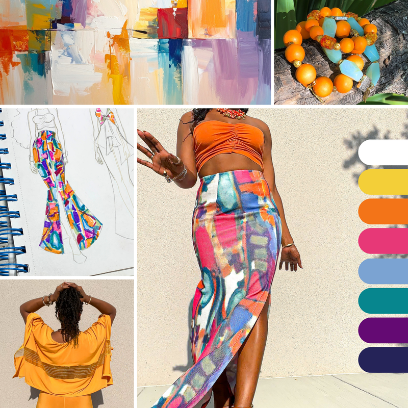 MOOD BOARD:  CITRUS CANVAS