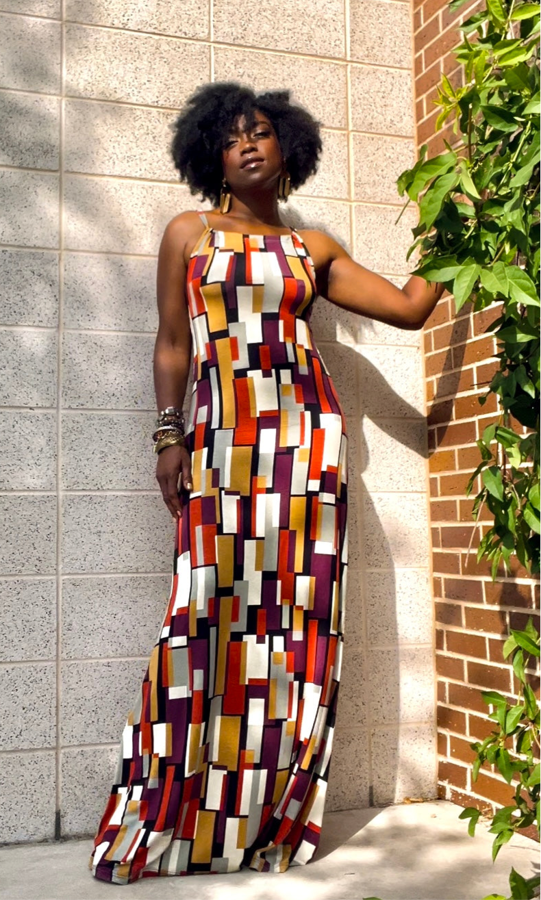 Pixel Maxi Dress