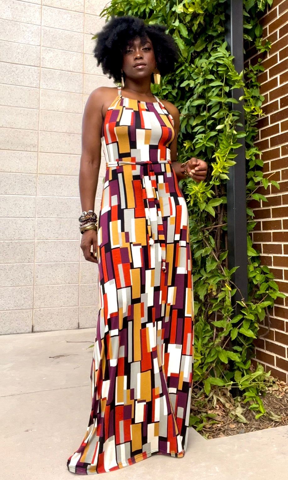 Pixel Maxi Dress