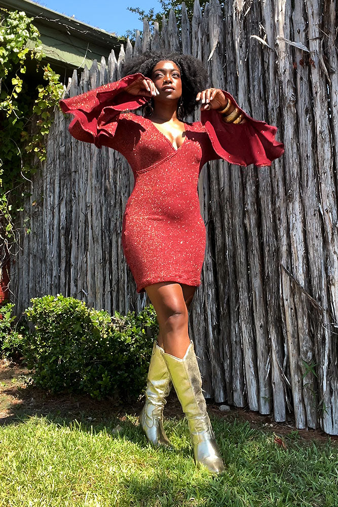 Kyash Bell Sleeve Dress