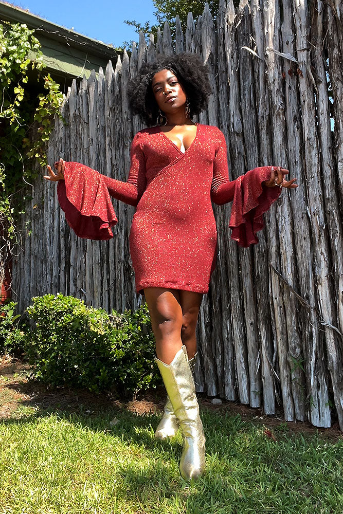 Kyash Bell Sleeve Dress