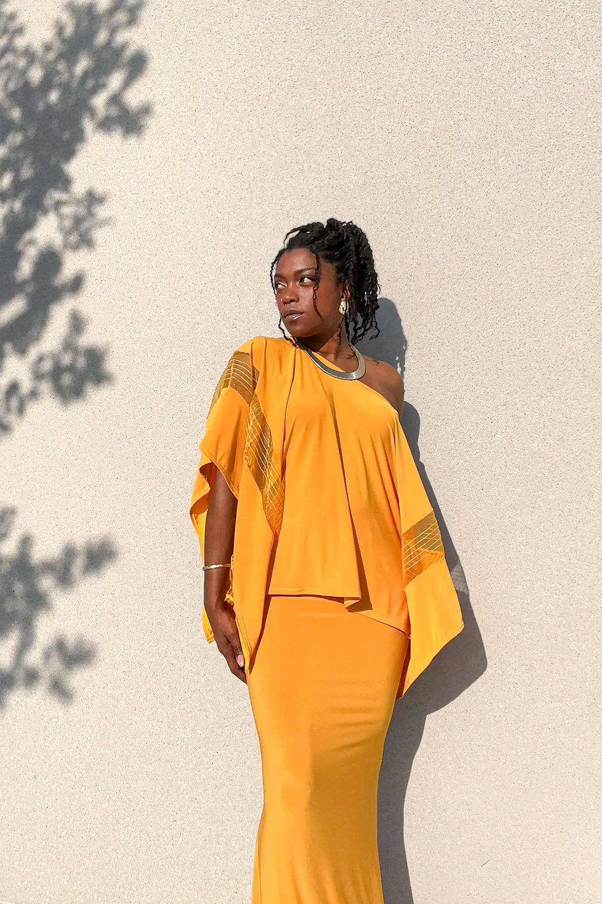 DeSol Kaftan + Maxi Skirt Set