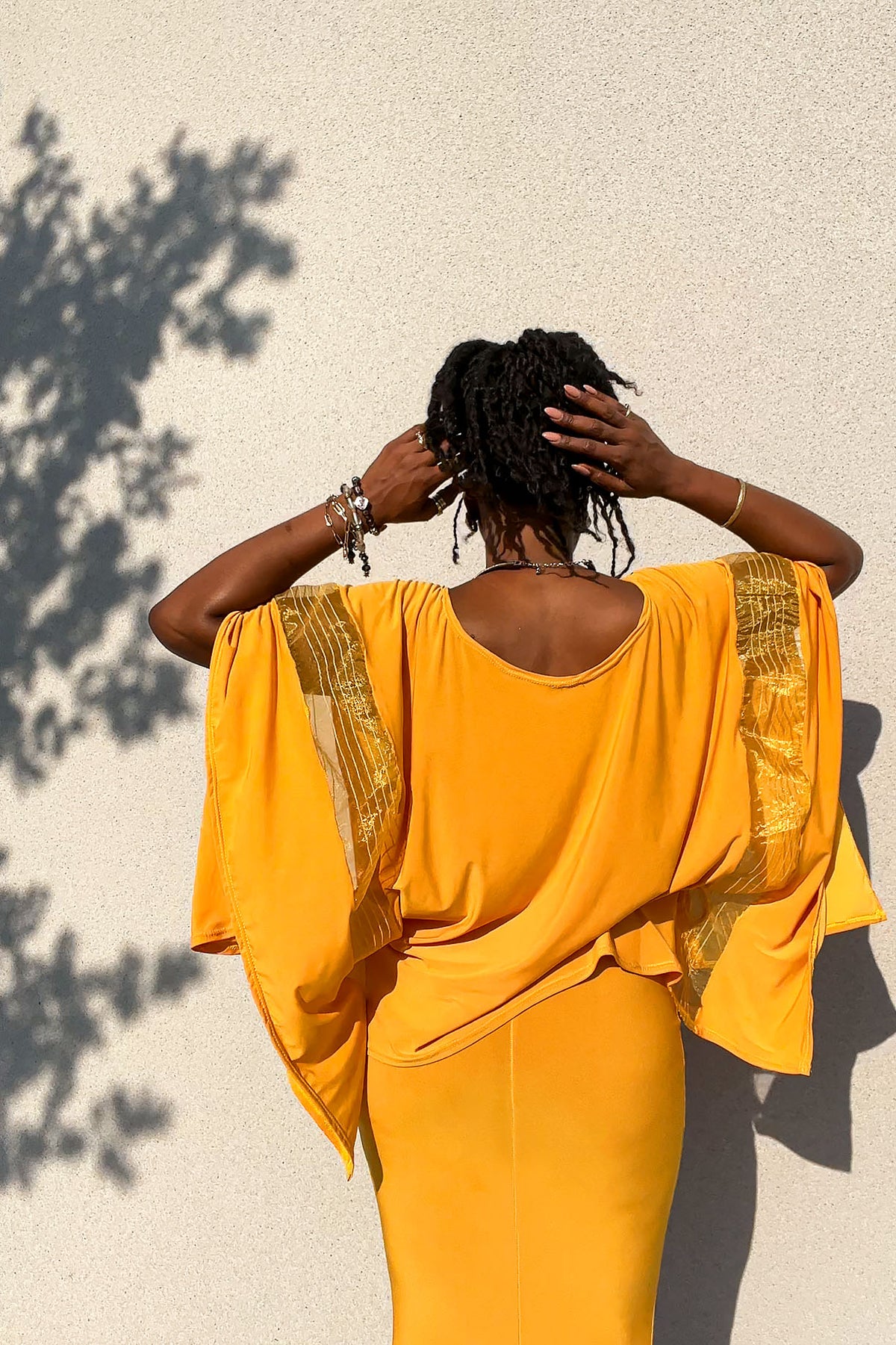 DeSol Kaftan + Maxi Skirt Set