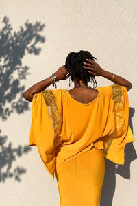 DeSol Kaftan + Maxi Skirt Set