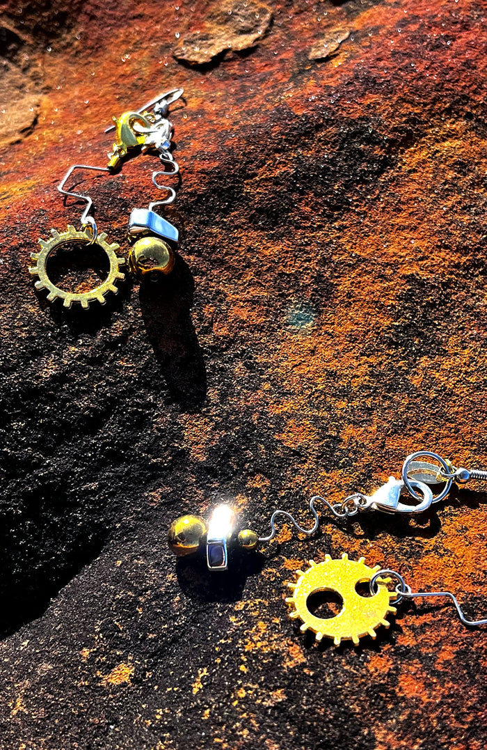 Cogwheel Earrings