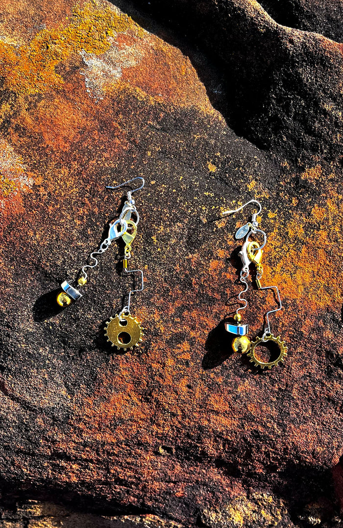 Cogwheel Earrings