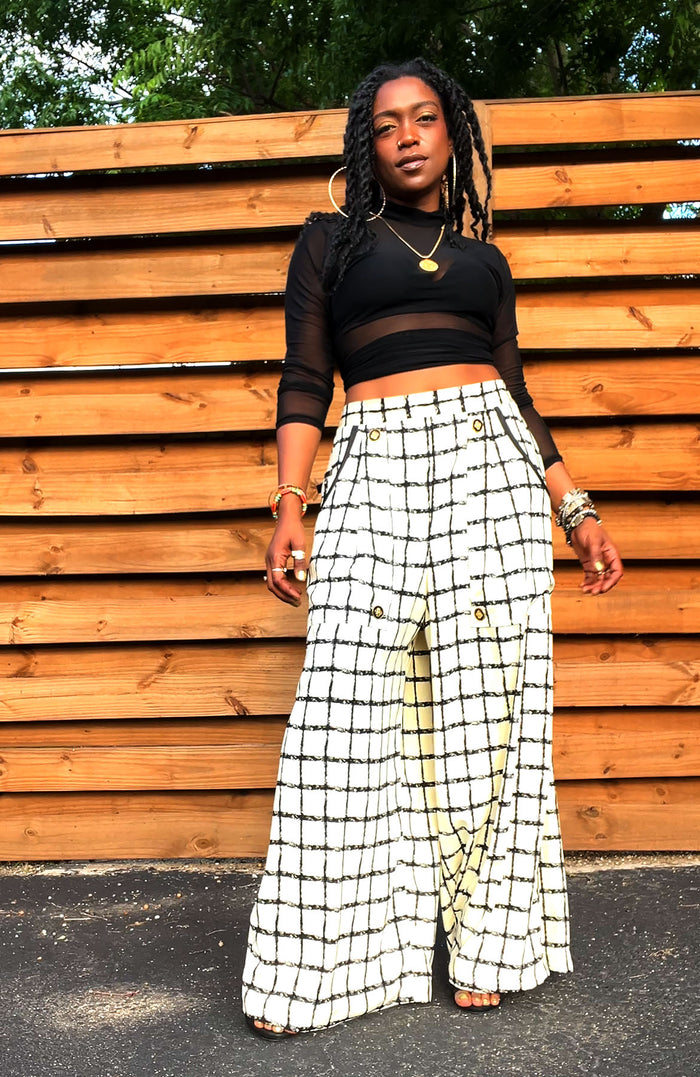 Manhattan Wide Leg Trouser