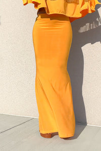 DeSol Kaftan + Maxi Skirt Set