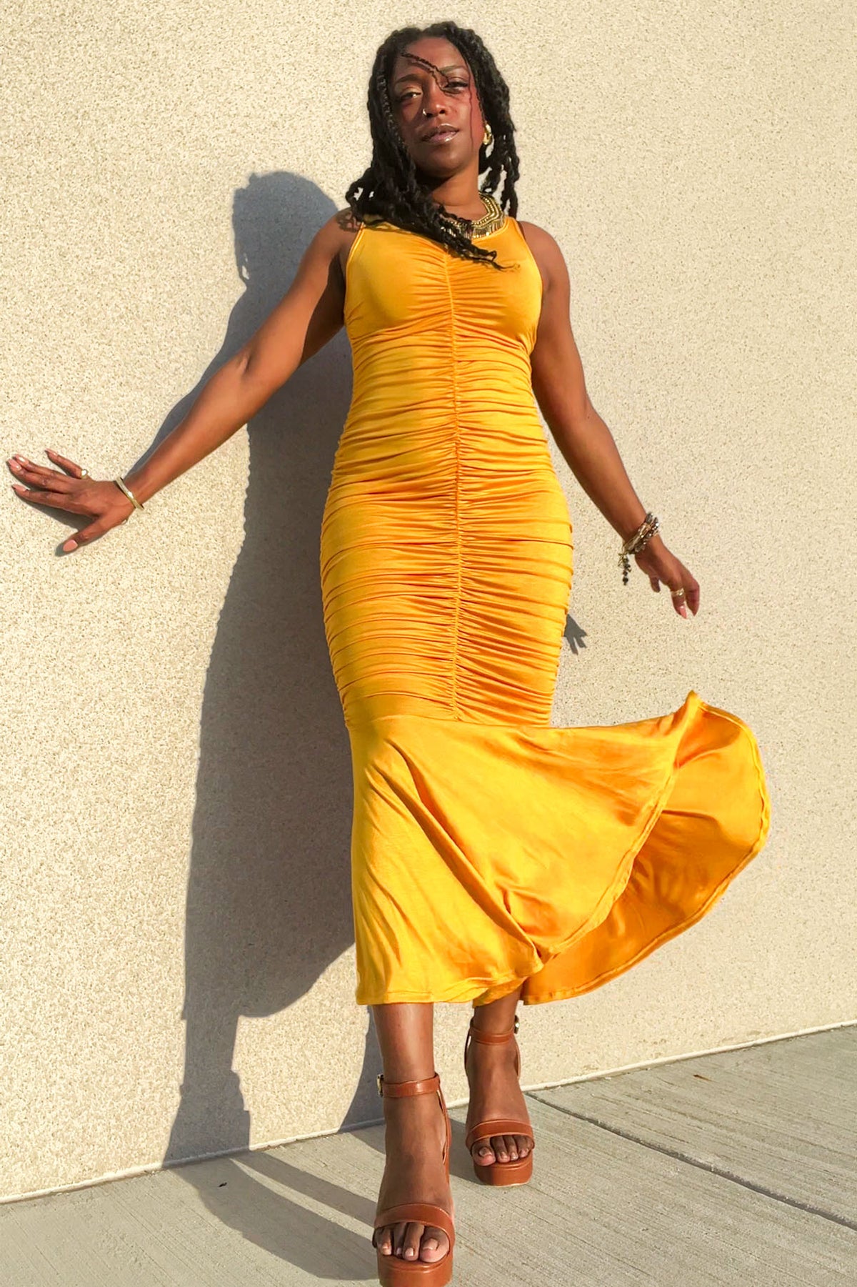Lemon Drop Sundress L / Standard / Golden Yellow Lemon Drop Sundress L / Standard / Golden Yellow