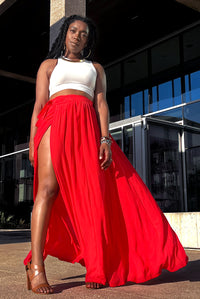 Sunkissed Wrap Maxi Skirt