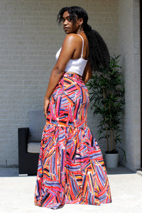YOLA WILD FISHTAIL MAXI SKIRT